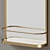 Retro Glam Wall Mirror 3D model small image 3