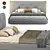 Elevate Your Bedroom: Saddle Bed Plus by Bonaldo 3D model small image 2