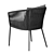 Modern Porto Dining Chair: Sleek Design & Superior Comfort 3D model small image 4