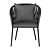 Modern Porto Dining Chair: Sleek Design & Superior Comfort 3D model small image 5