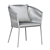Modern Porto Dining Chair: Sleek Design & Superior Comfort 3D model small image 6