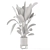 Ferm Living Bau Pot Large - Set 378: Stylish Indoor Plants 3D model small image 1