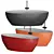 Scene® SPACE Bathtub: Modern Comfort & Exclusive Design 3D model small image 2