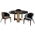 Halley Dining Set: Table & Isire Armchair 3D model small image 2