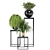 Ferm Living Bau Pot Large with Indoor Plants - Set 159 3D model small image 5