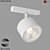 Sleek Magnetic Track Light 3D model small image 2