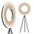 Dix heures dix Iris H590: Sleek Floor Lamp 3D model small image 1