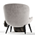 Sicis Niels Armchair: Luxurious and Modern 3D model small image 3