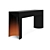 Lava Console Table - 8 Stunning Colors 3D model small image 7