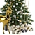 Festive Christmas Tree Decoration 3D model small image 3