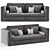 Modern Italian Sofa Get Back 3D model small image 1