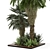 Outdoor Garden Set: Bush & Tree 3D model small image 3