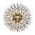 Rosalia Crystal Ball Chandelier: Elegant & Modern 3D model small image 1