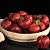 Vintage Red Apple Sculpture 3D model small image 5