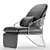 Sleek Armchair 3D model small image 1