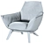 Modern and Elegant Florentina Armchair 3D model small image 13