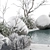 Snowy Lake Landscape Furniture 3D model small image 3