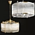 Gilded Elegance: TADEO Chandelier 3D model small image 2