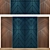 Rustic Wood Wall Panel Set 3D model small image 1