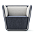 Modern Cumberland Elle Seating 3D model small image 2