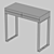 Bridgit Console Table - Wooden Kors 3D model small image 6