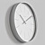 Junghans Max Bill Wall Clock, 30cm 3D model small image 2