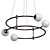 Maytoni Balance - Elegant Brass Pendant Light 3D model small image 2