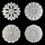 Elegant Rosettes 12 - 2016 Vintage 3D model small image 4