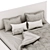 Sherst Grey Slipson Bed 180 3D model small image 21