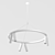 Modern Pendant Ring Lamp 3D model small image 4