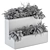 Snowy Outdoor Plant Box Set 3D model small image 5