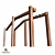 Playful Wood & Steel Climber 3D model small image 2