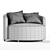 Cosybed Loveseat Sofa: Elegant and Comfy 3D model small image 3