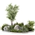 Outdoor Garden Set with Bushes and Trees 3D model small image 2