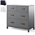 Kids Parke 4-Drawer Chest in Charcoal, Navy Blue, or White 3D model small image 1