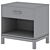 Parke Kids Nightstand: Navy, Charcoal, White 3D model small image 5