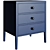 Blue Elephant 3-Drawer Bedside Table 3D model small image 2