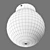 81201x Globo Lightstar Pendant Light 3D model small image 4