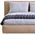 Sleek Flexteam Bed MILLER 2013 3D model small image 2