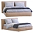 Sleek Flexteam Bed MILLER 2013 3D model small image 3