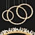 Elegant Glow: Prometheus Chandelier 3D model small image 1