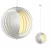 Elegant Swivel Ring Pendant Lamp 3D model small image 1