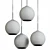 Modern Nordic LED Glass Pendant Lamp 3D model small image 2