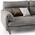 ALFRED Duvivier Canapes: Stylish Sofa for Modern Living 3D model small image 4