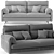 ALFRED Duvivier Canapes: Stylish Sofa for Modern Living 3D model small image 5