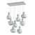 Beveen 18: Sleek Pendant Lamp 3D model small image 2