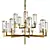 Art Deco Pendant Light: Feat 15 40.9581 OM 3D model small image 1