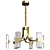 Simplicity Metal Shaded Chandelier 3D model small image 1
