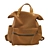 Camel Brown Bag - Stylish and Spacious Handbag 3D model small image 2