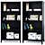 Parke Bookcase: Stylish Storage Solution 3D model small image 1